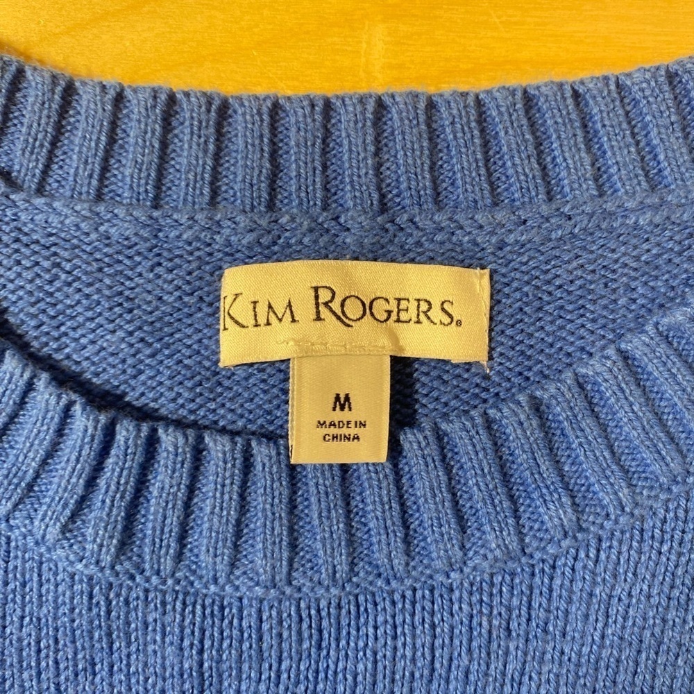 Kim Rogers Holiday Sweater size Medium (JL) - Picture 6 of 9